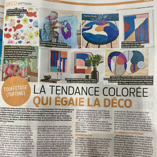 Un article sur le touffetage dans le journal de Montréal