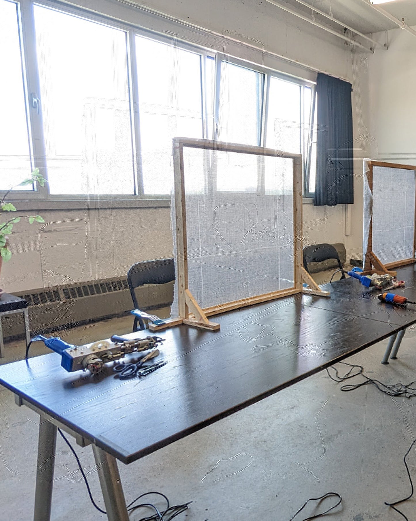Atelier de touffetage