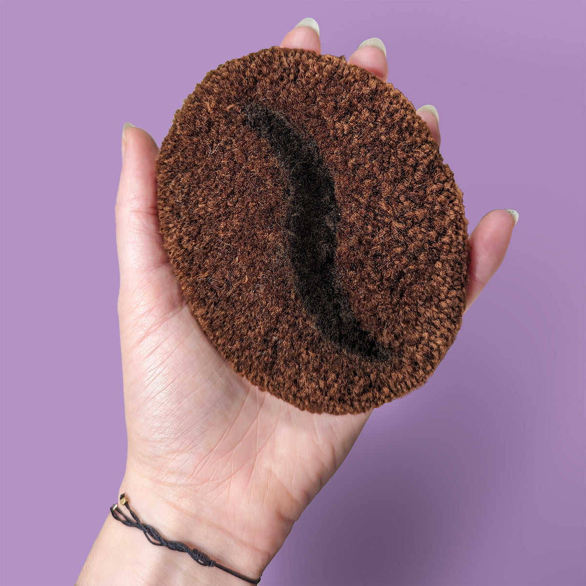 Lot de 2 sous-verres grains de café