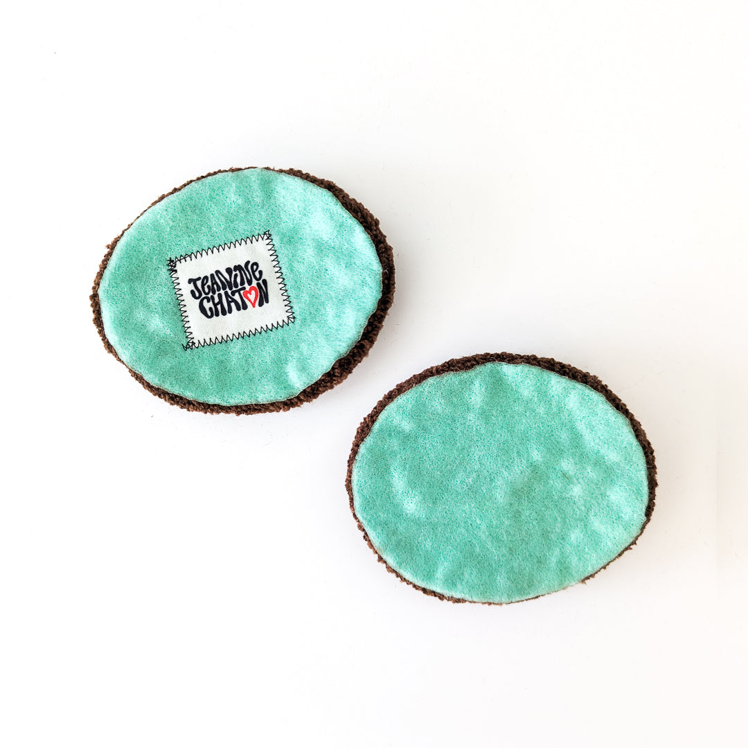 Lot de 2 sous-verres grains de café