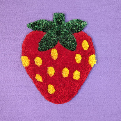 Petite tapisserie décorative fraise