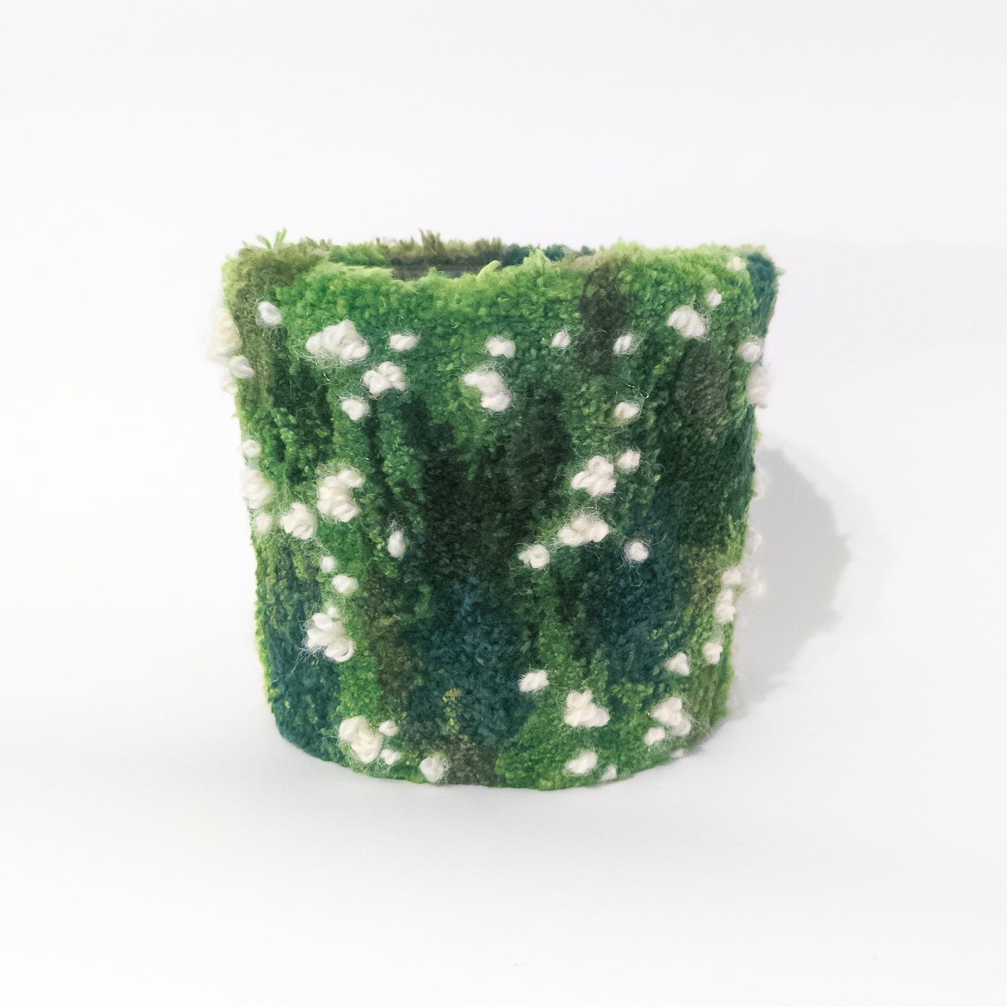 Tufted plant pot - Flowery moss